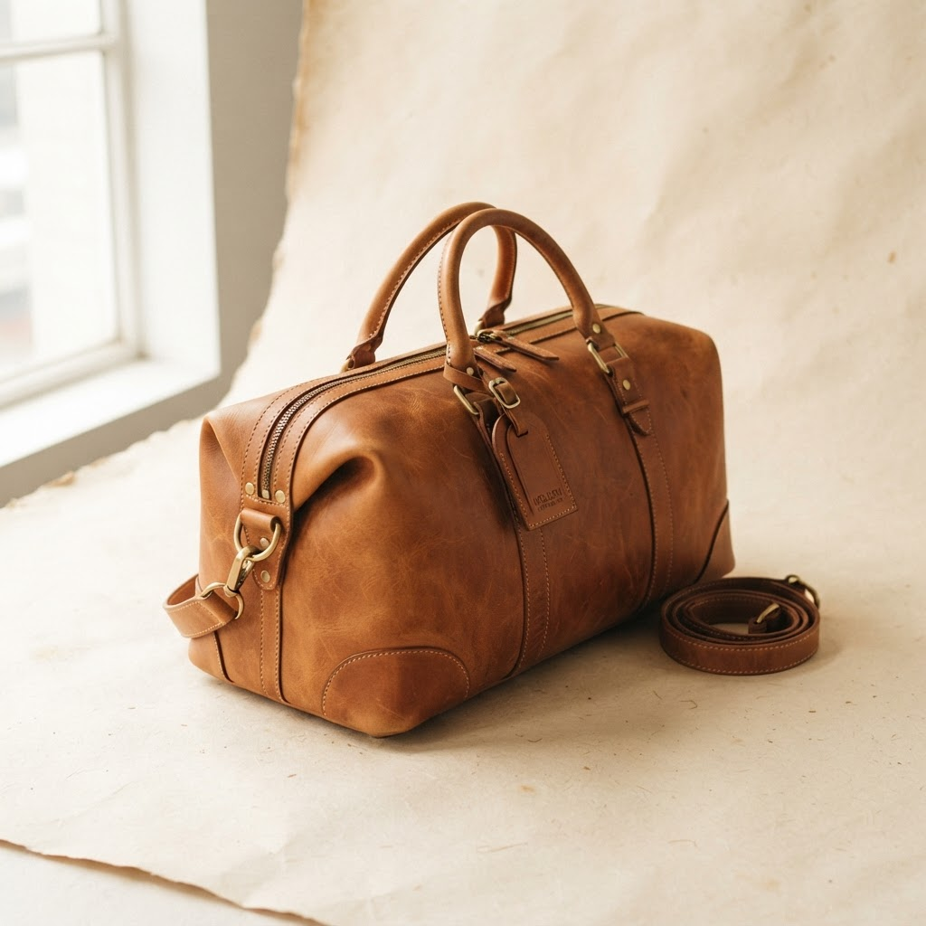 Vegetable-Tanned Holdall