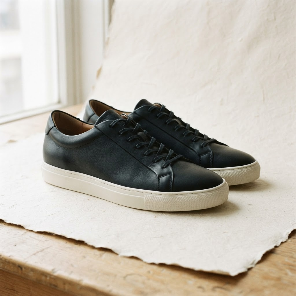 Minimal Leather Sneaker